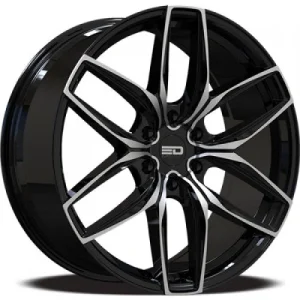 Euro Design – Forza 6 – Black – 22″x9.5″ 25mm – Summer Wheels – F22956352587GBML